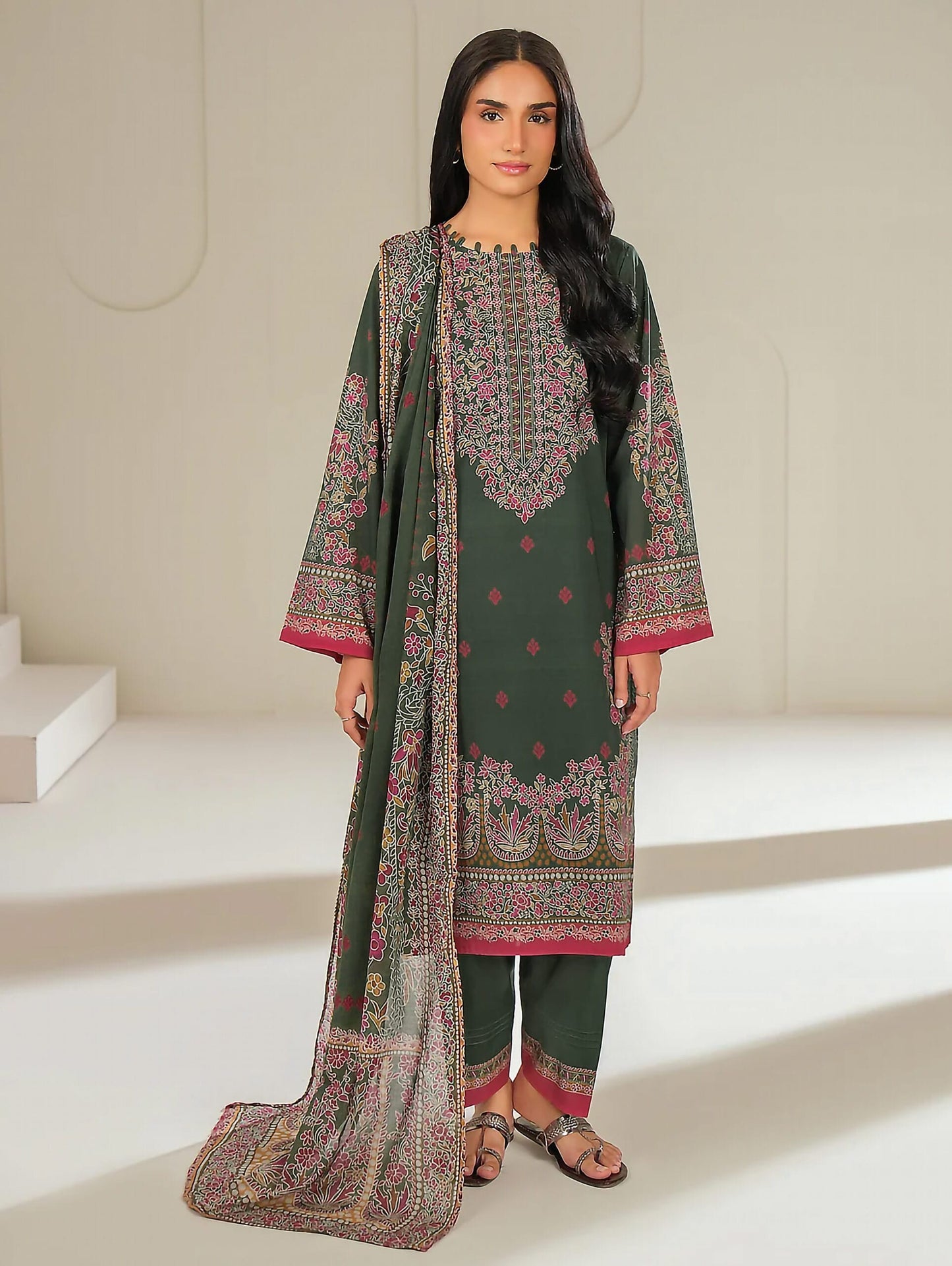 Limelight Printed Lawn 3PC