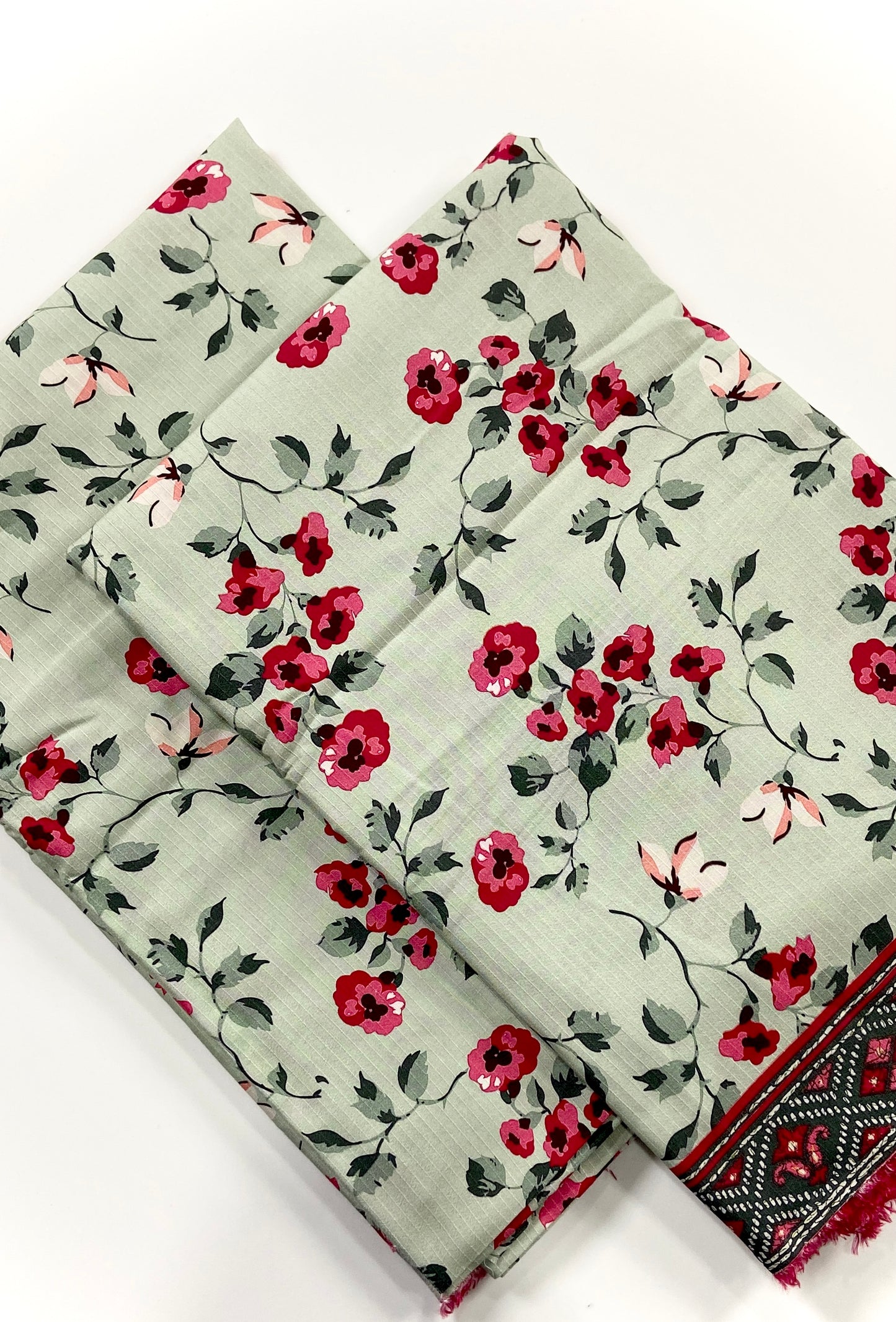 Anaya Noor Printed Bana Dora Slub Linen 2PC