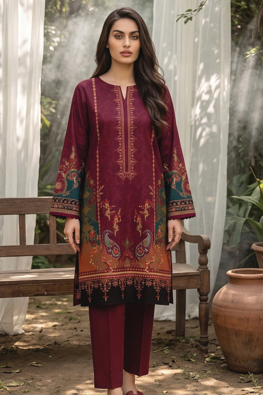 Salina By Regalia Digital Printed Khaddar 3PC
