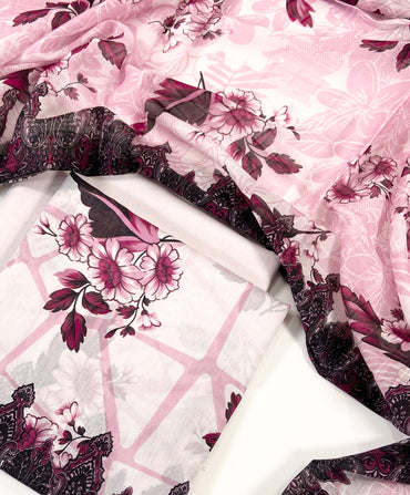 Anaya Noor Digital Printed Lawn 3PC