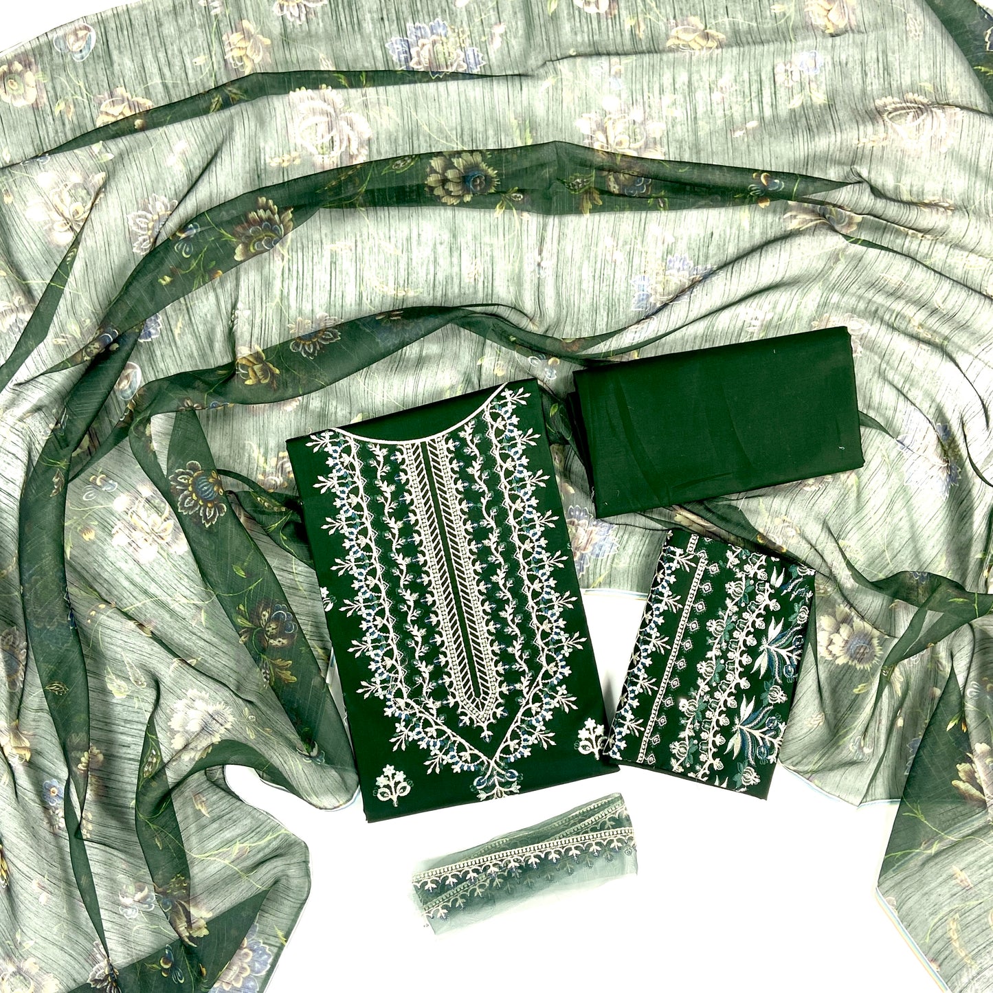 Batik Embroidered Lawn 3PC