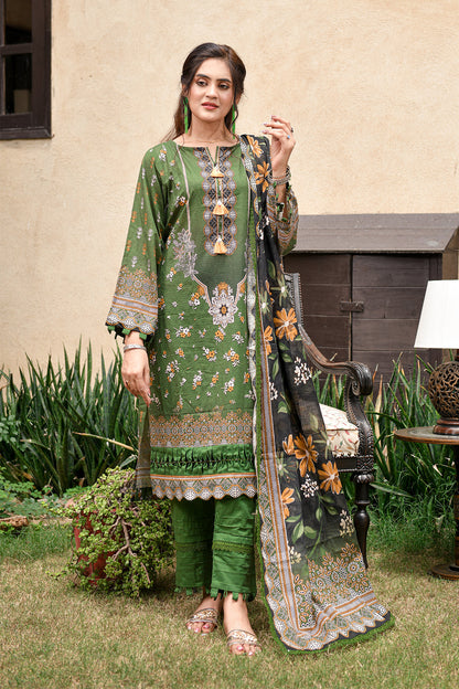 Nada By Murashe Printed Doria Lawn 3-PC