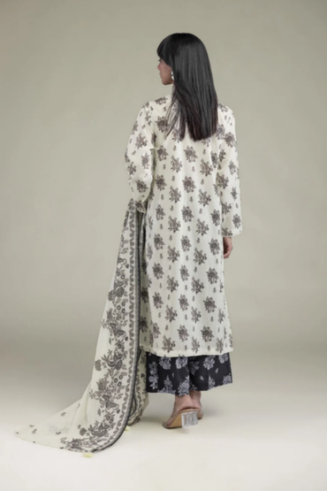 Khaadi Embroidered Lawn 3PC