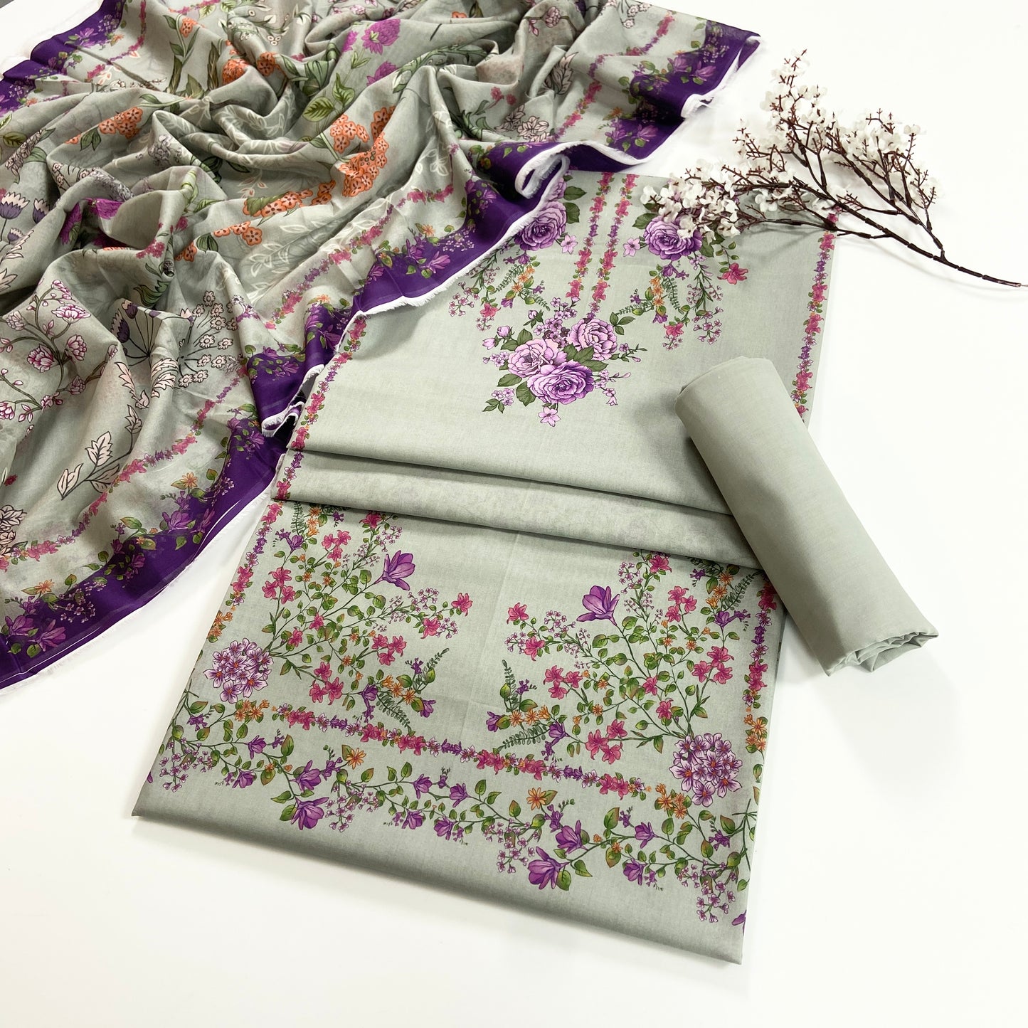 Parishay By Shanaya Digital Printed Lawn 3PC