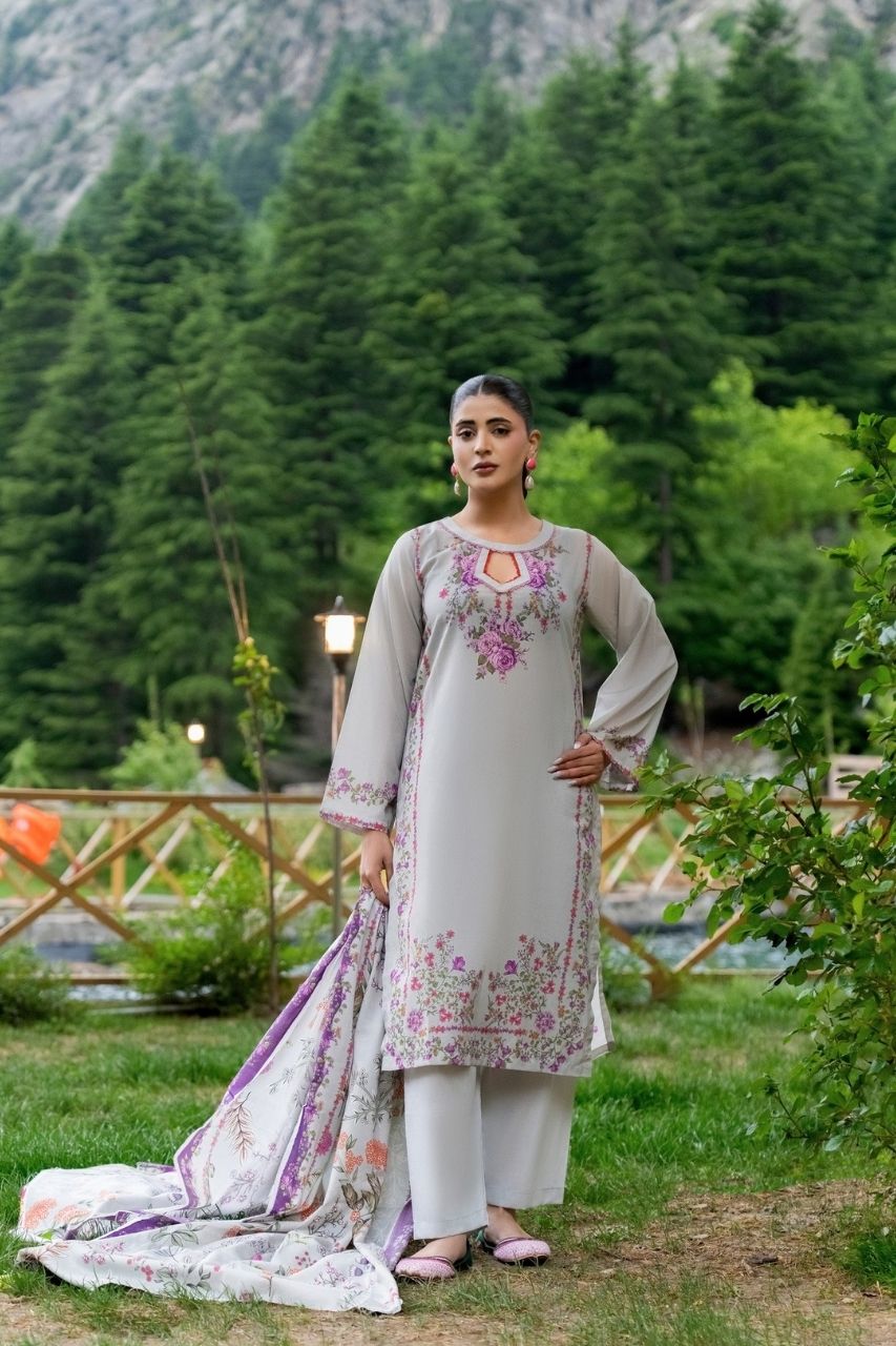 Parishay By Shanaya Digital Printed Lawn 3PC