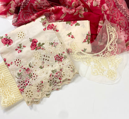 Iznik B Emb Luxury Lawn 3PC
