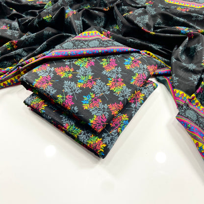 Kayseria All Over Digital Printed Khaddar 3PC