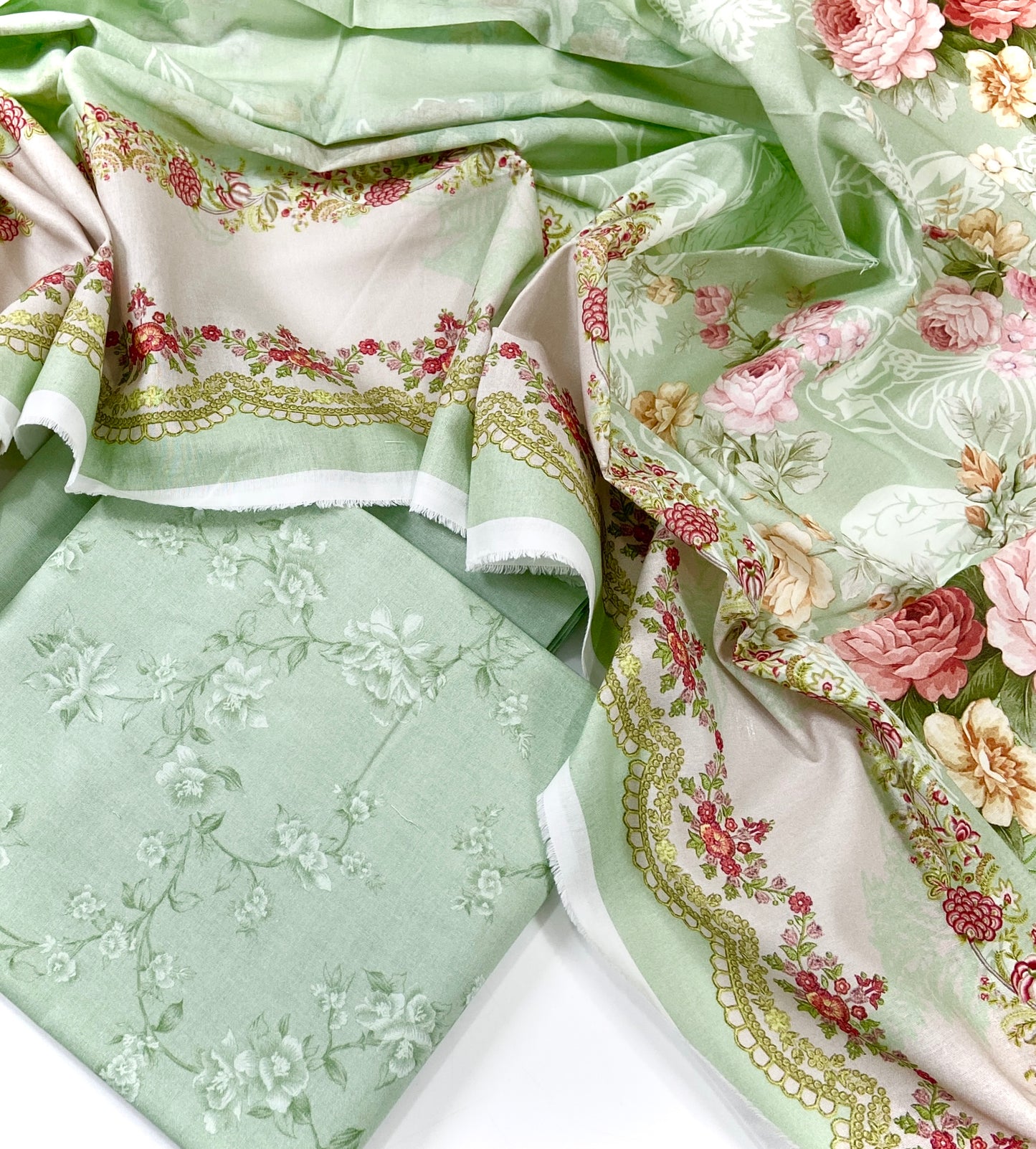 Mausummery Digital Printed Khaddar 3PC