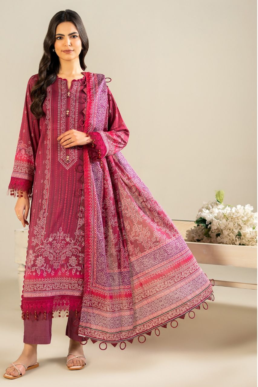 Mausummery Printed Lawn 3-PC