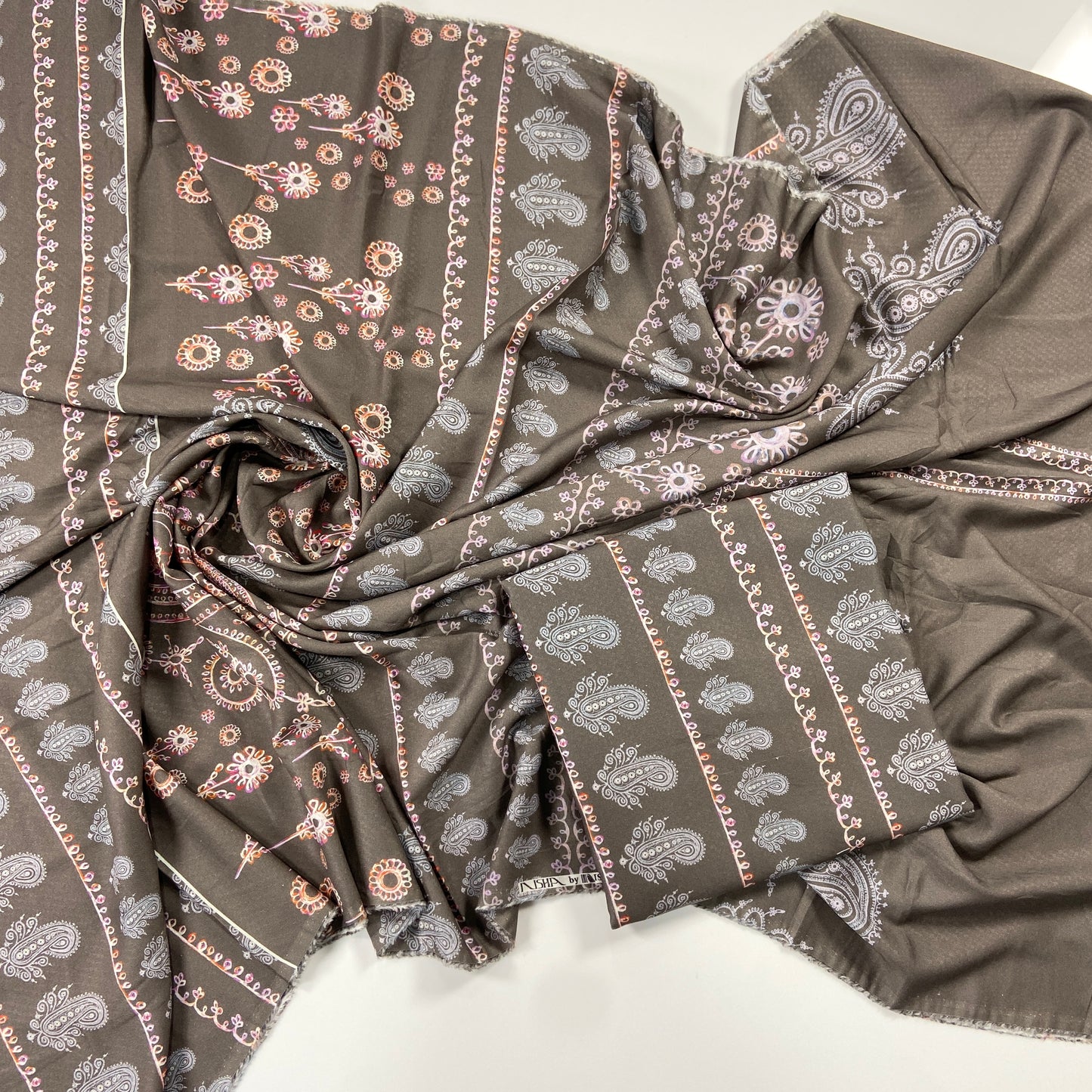 Nishat Digital Printed Linen Shirt-1PC