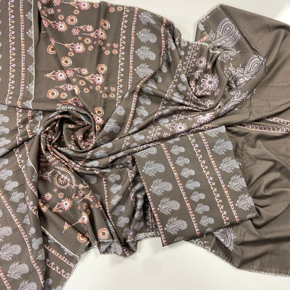 Nishat Digital Printed Linen Shirt-1PC