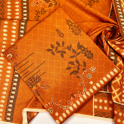 Digital Printed Wool Dhanak-Shirt