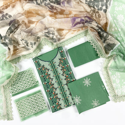Mushq Luxury Embroidered Lawn 3PC