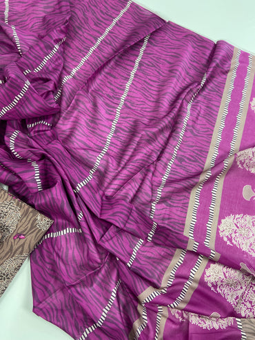 Baroque All Over Digital Printed Lawn 3-PC