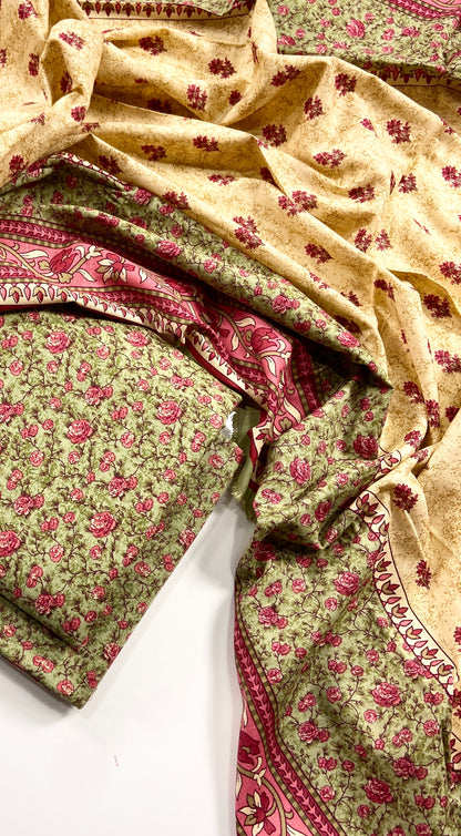 Kayseria All Over Digital Printed Khaddar 3PC