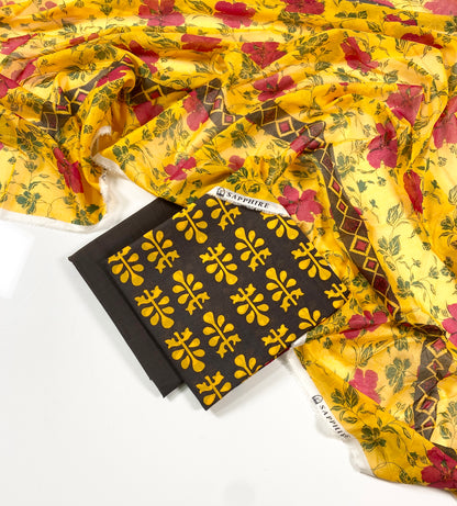 Sapphire Printed Lawn 3PC