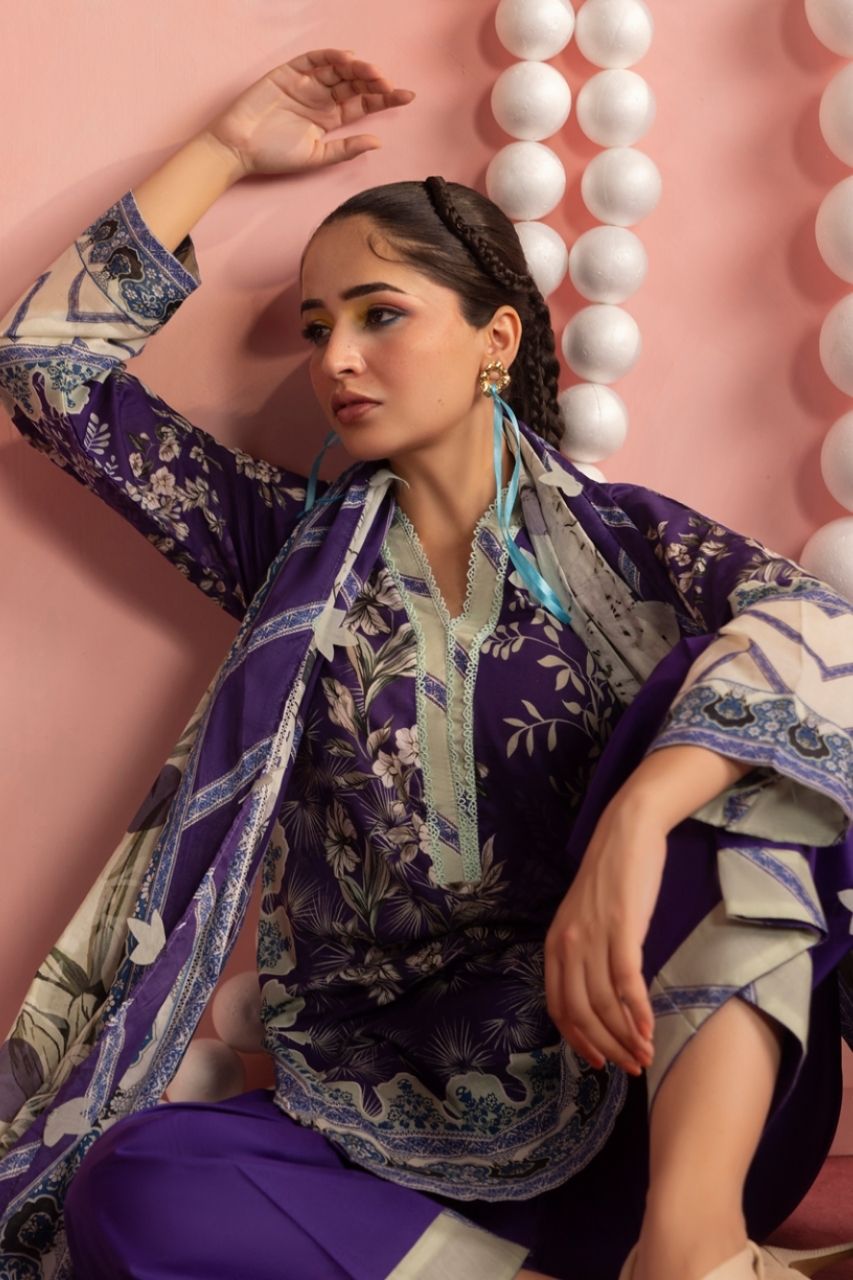 Karwaan By Paltar Premium Printed Lawn 3PC