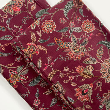 Anaya Noor Printed Bana Dora Slub Linen 2PC
