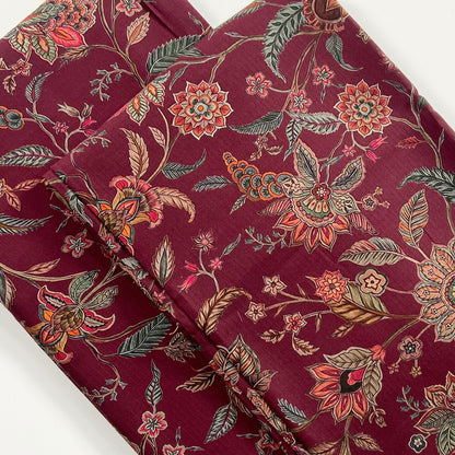 Anaya Noor Printed Bana Dora Slub Linen 2PC