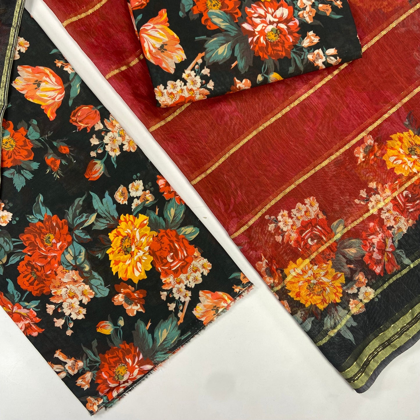Baroque All Over Printed Lawn 3-PC