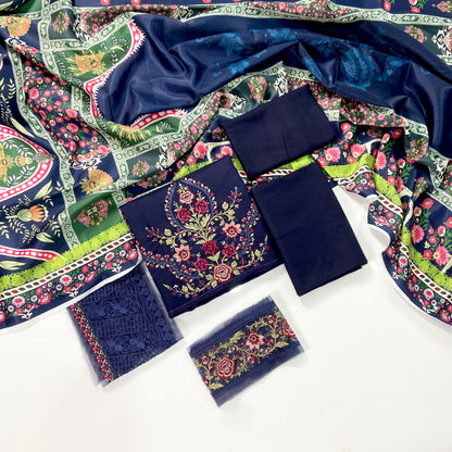 Maria B Luxury Emb Dhanak 3PC