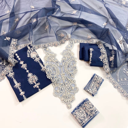 Emaan Adeel Luxury Embroidered Lawn 3PC