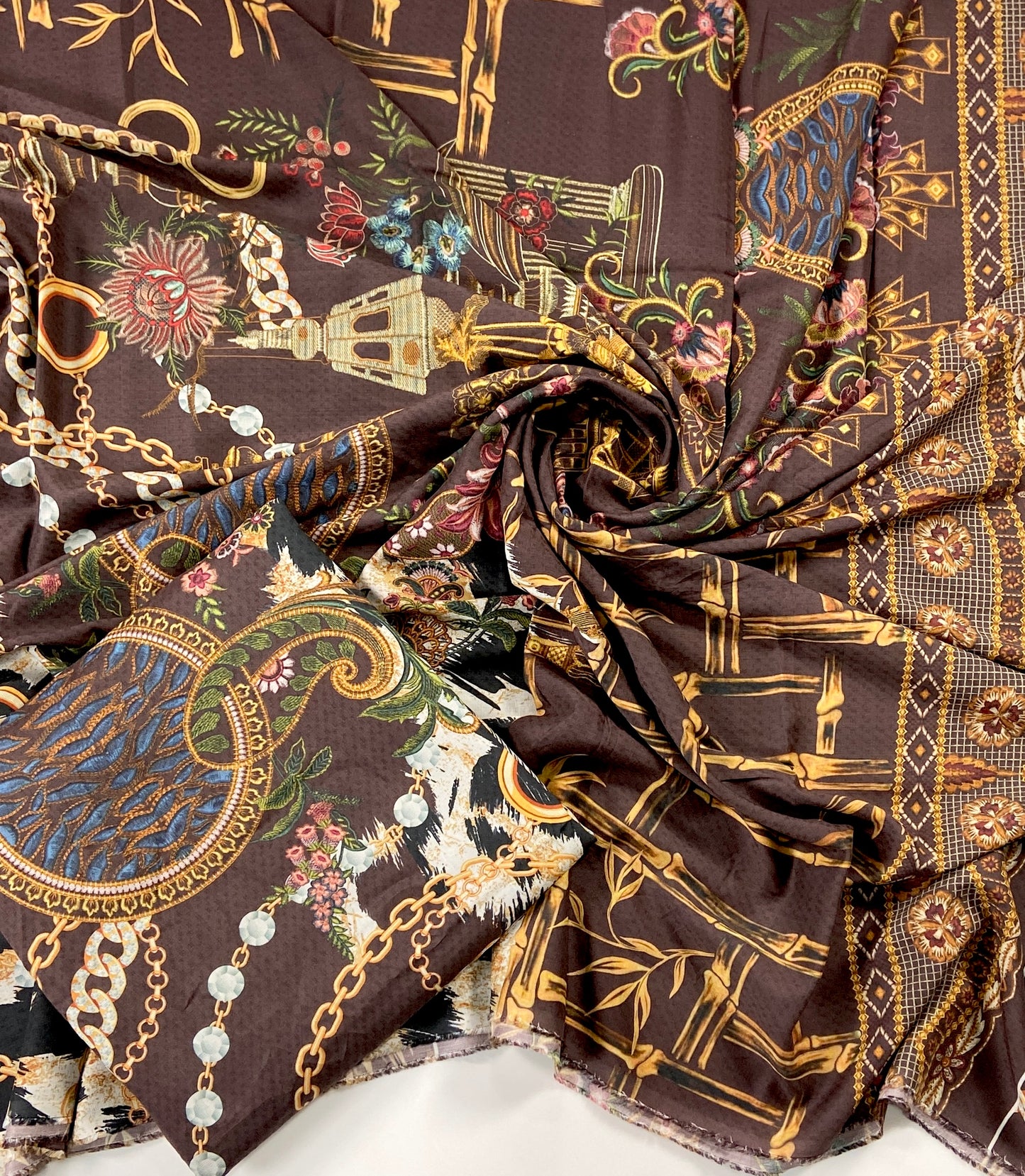 Nishat Digital Printed Linen Shirt-1PC