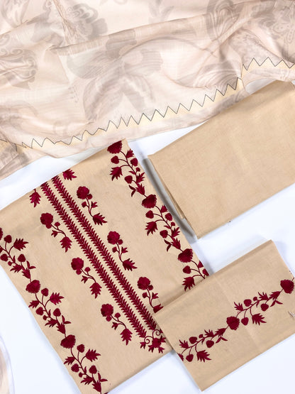 Aizel Luxury Embroidered Lawn 3PC