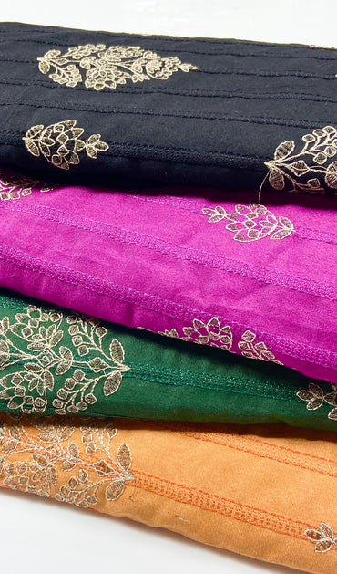 Pack of 4 – Bareeze Style Embroidered Karandi Fabric 2-PC