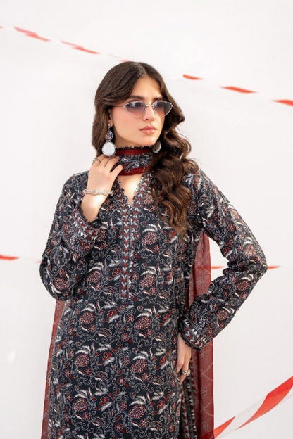 Zesh Airjet Printed Lawn 3PC