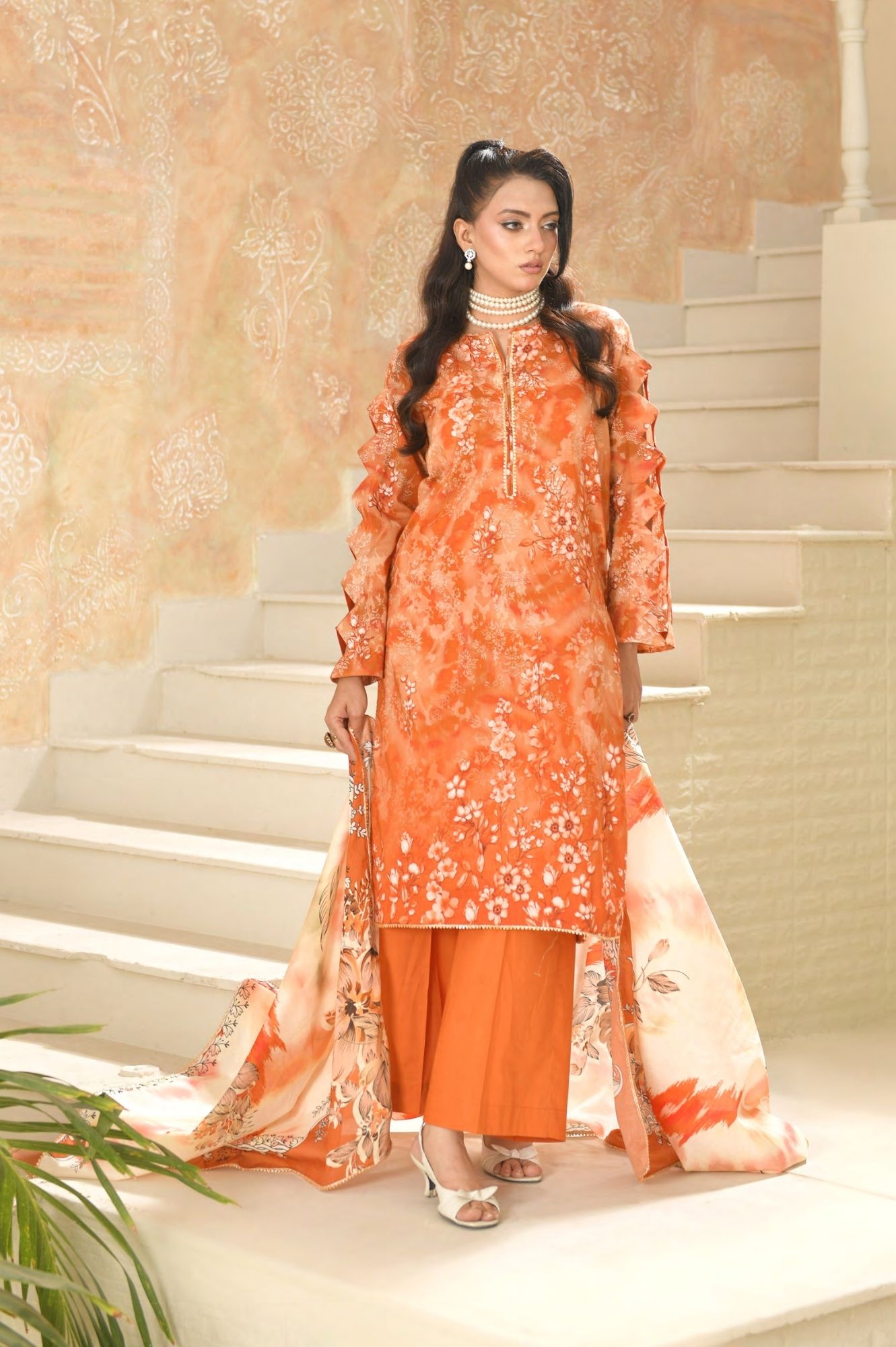 Reemse Digital Printed Lawn 3PC