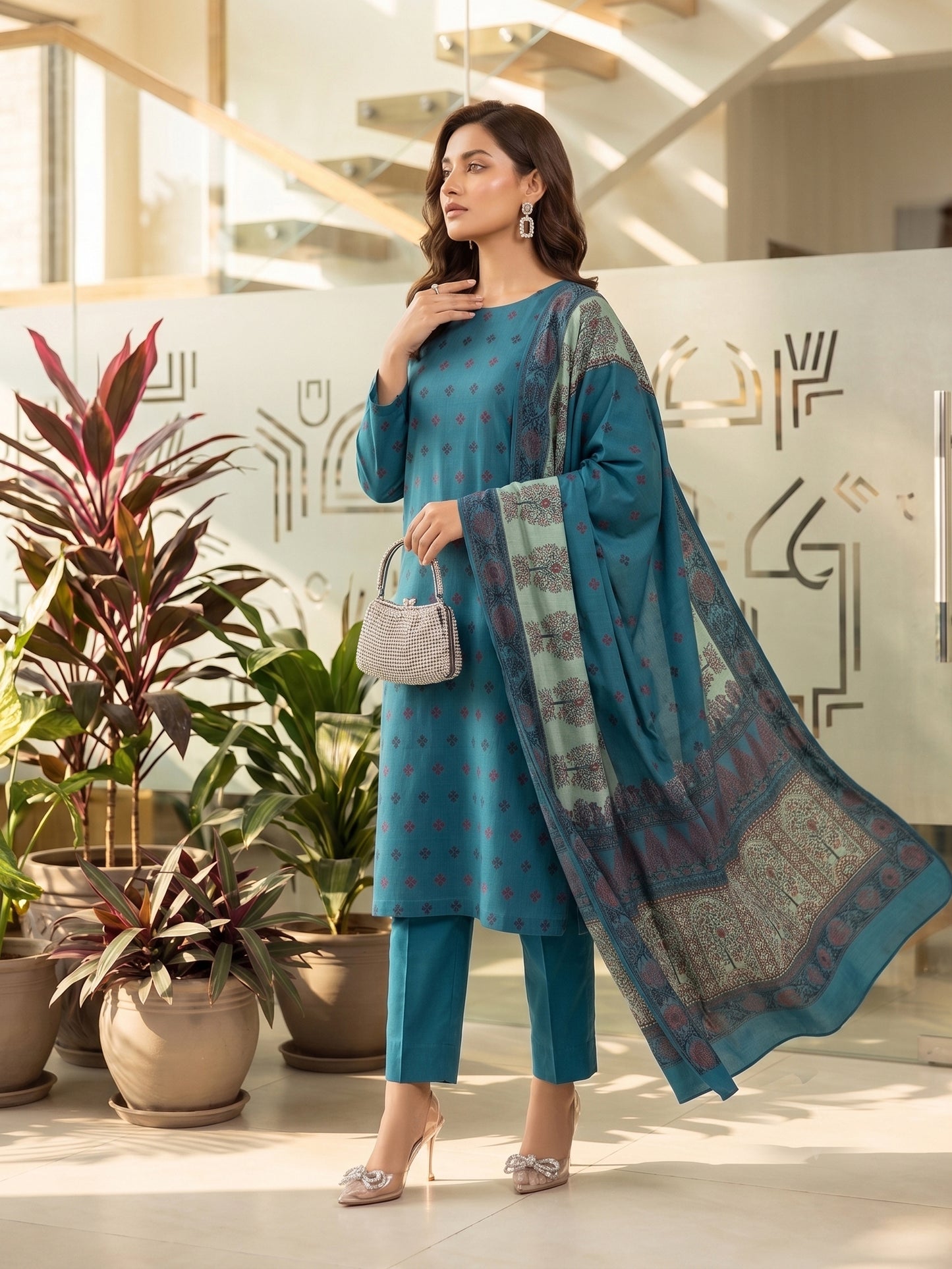 Cross Stitch Premium Printed Viscose 3PC