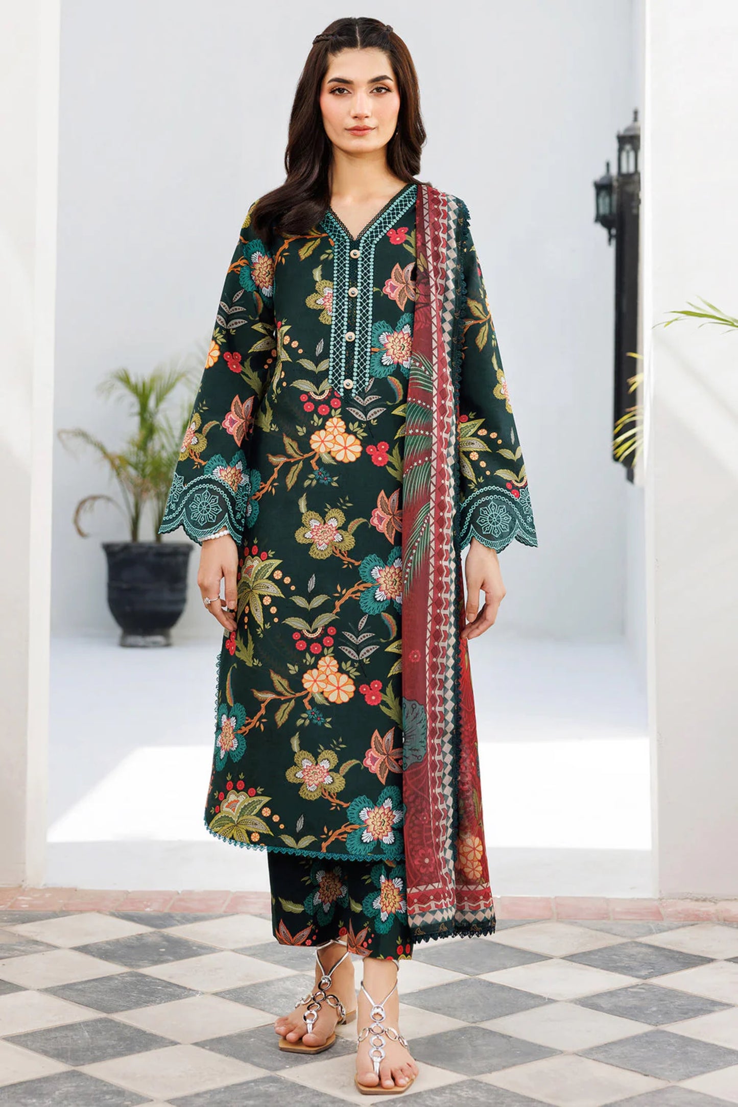 Baroque Bana Dora Printed Linen 3PC