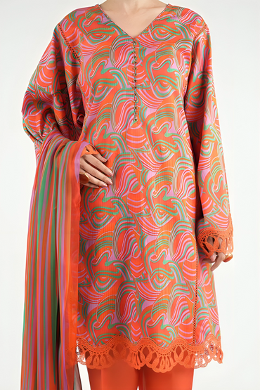 Bareeza Printed Khaddar 3PC