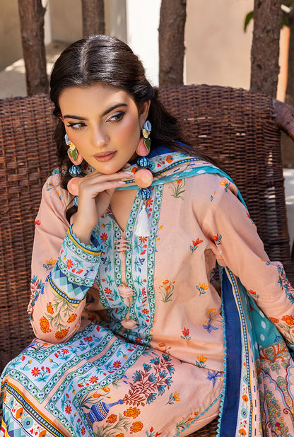 Naqsh Luxury Printed Lawn 3-PC