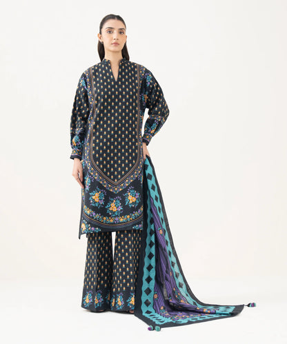 Sapphire Daily Digital Printed Lawn 3PC