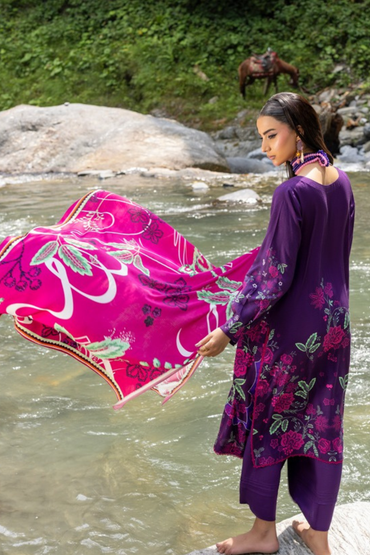 Rang-E-Gul By Paltar Printed Viscose 3PC