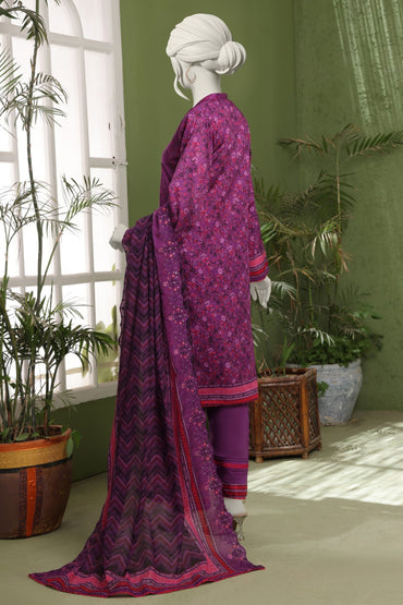 Almeerah Emb & Printed Lawn 3PC