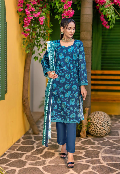 Rangoli By Janan Premium Printed Lawn 3PC