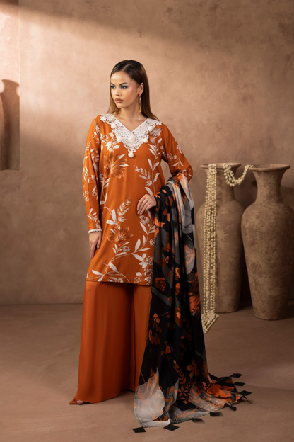 Paltar Premium Marina Printed 3PC