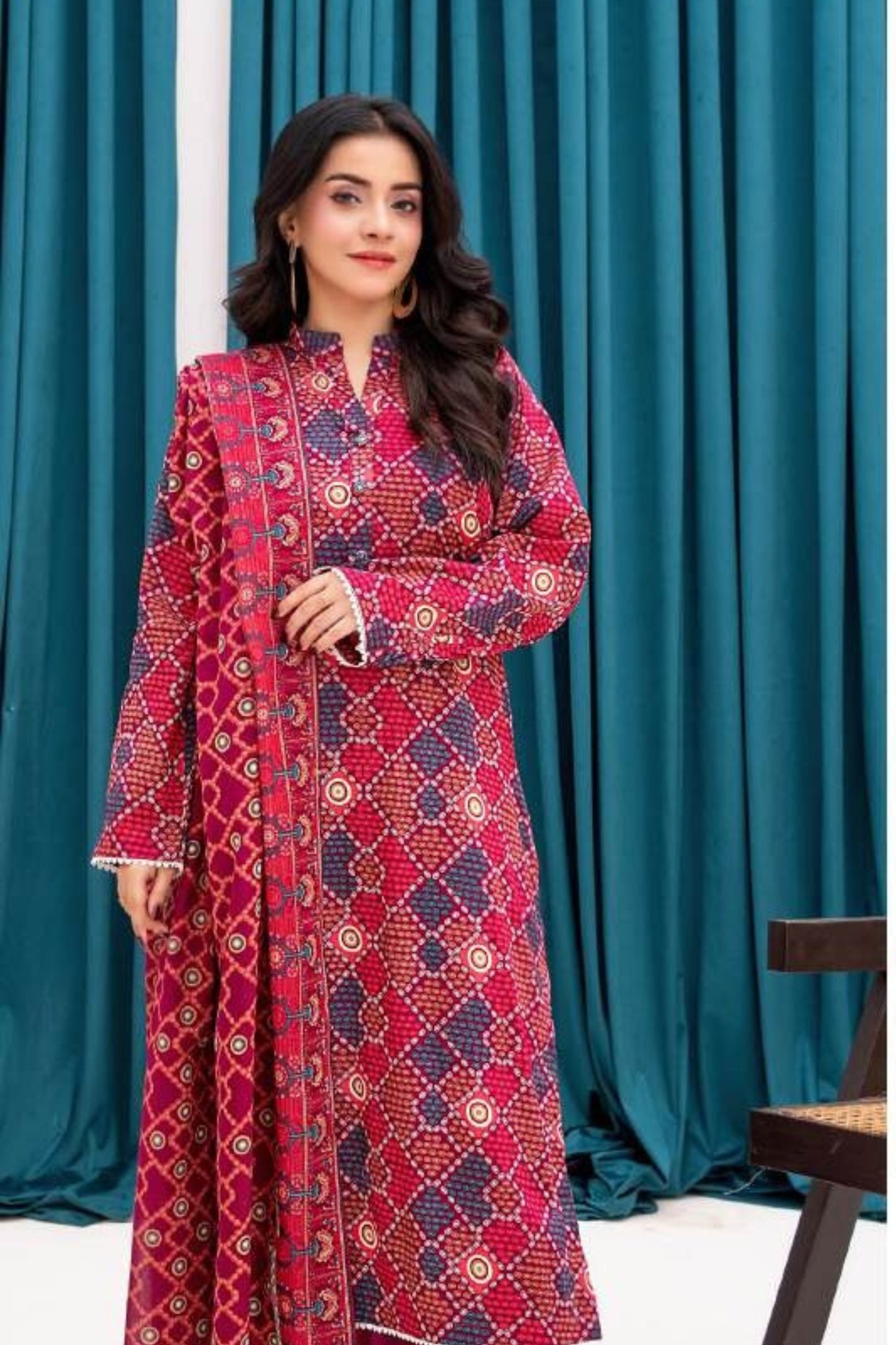 Zesh Printed Lawn 3-PC