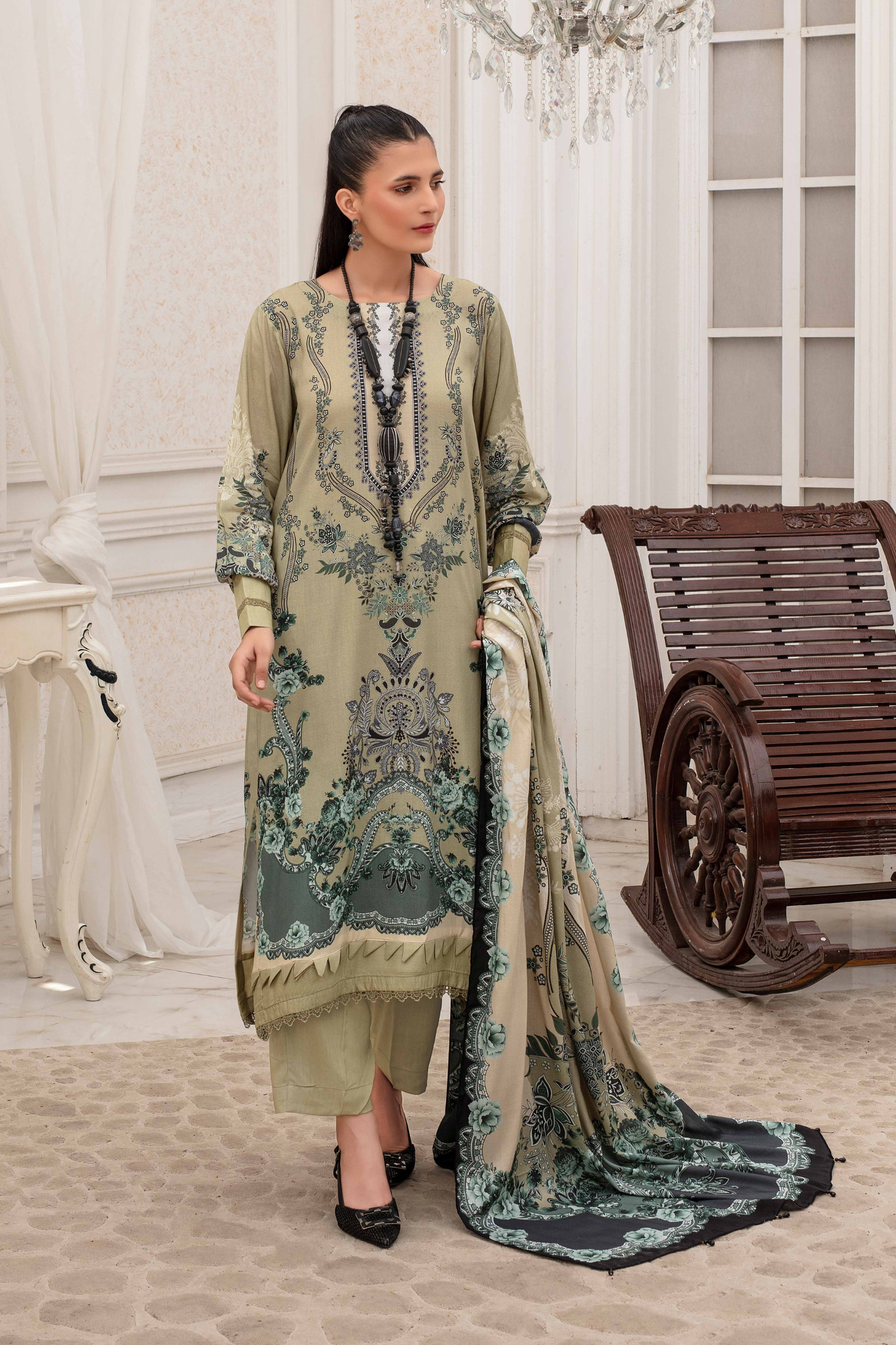 Fabiha By Feroza Digital Printed Linen 3PC