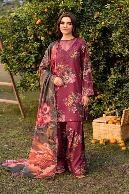 Iznik Tana Dora Digital Printed 3PC