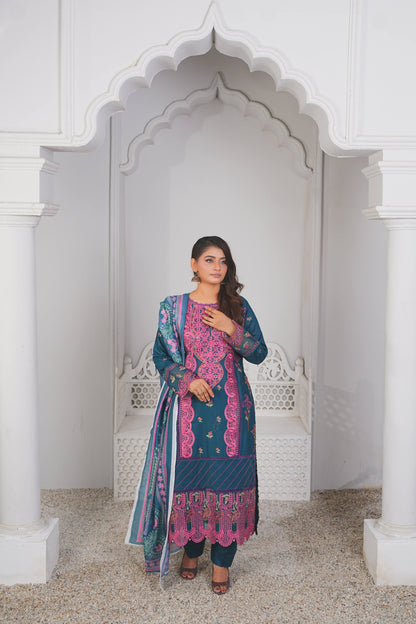 Silk & Stories Luxury Heavy Embroidered 3PC