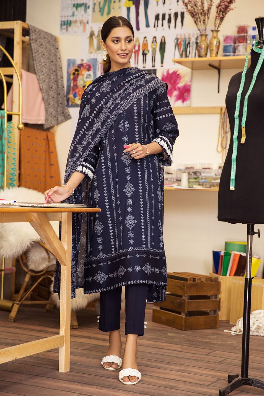 Nishat Digital Printed Lawn 3PC