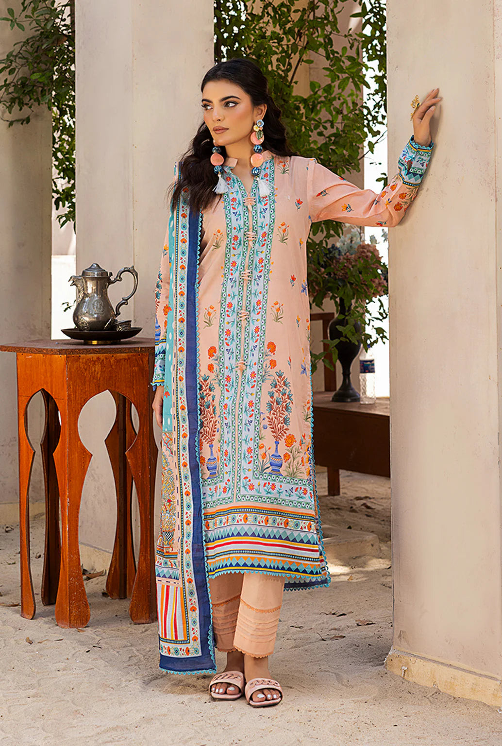 Naqsh Luxury Printed Lawn 3-PC
