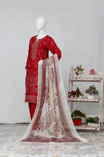 Zarqash By Anaya Noor Bana Dora Emb 3-PC