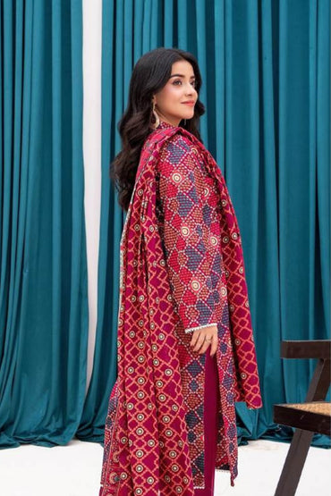 Zesh Printed Lawn 3-PC