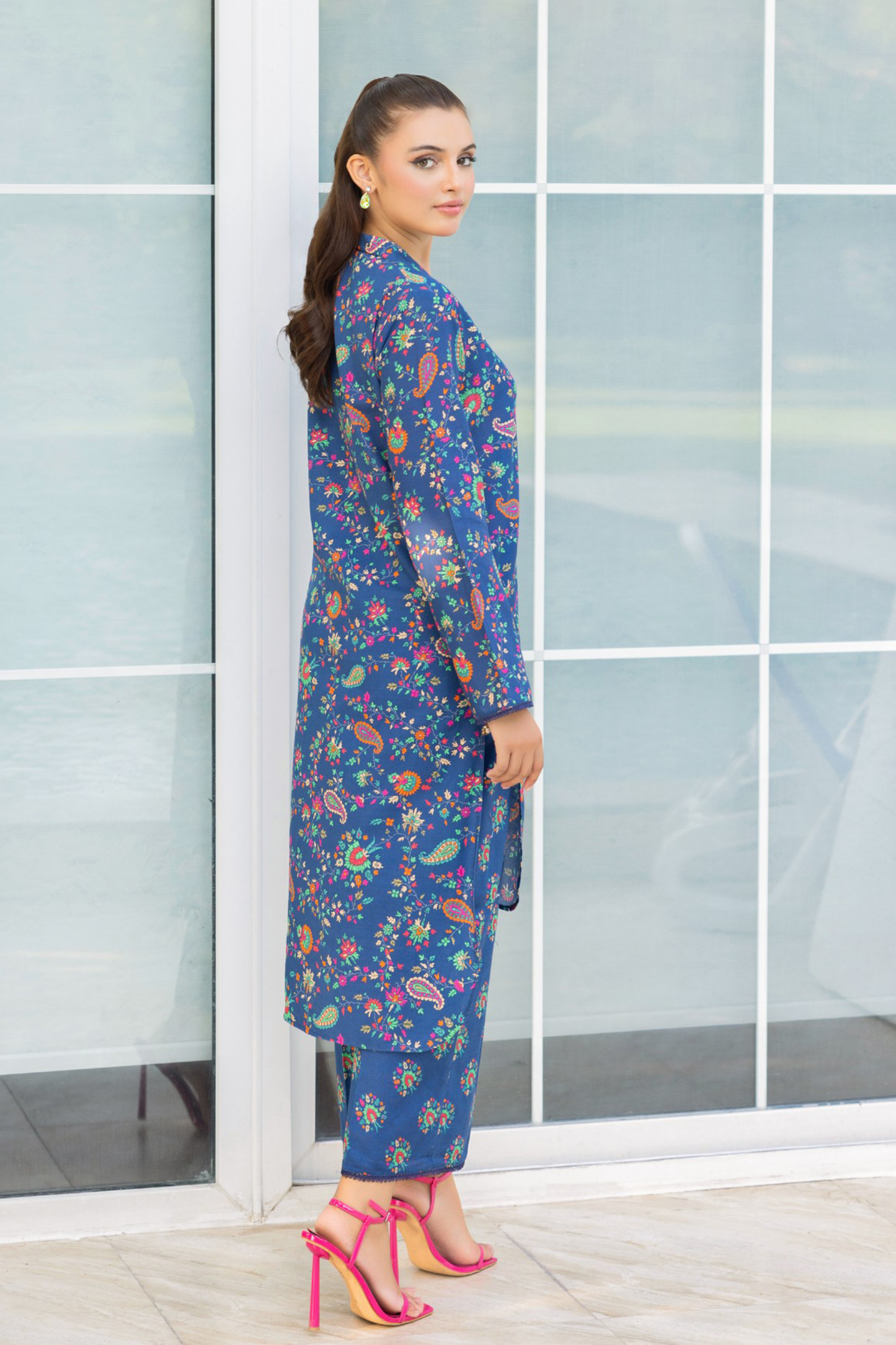 Raabi Digital Printed Khaddar 2PC