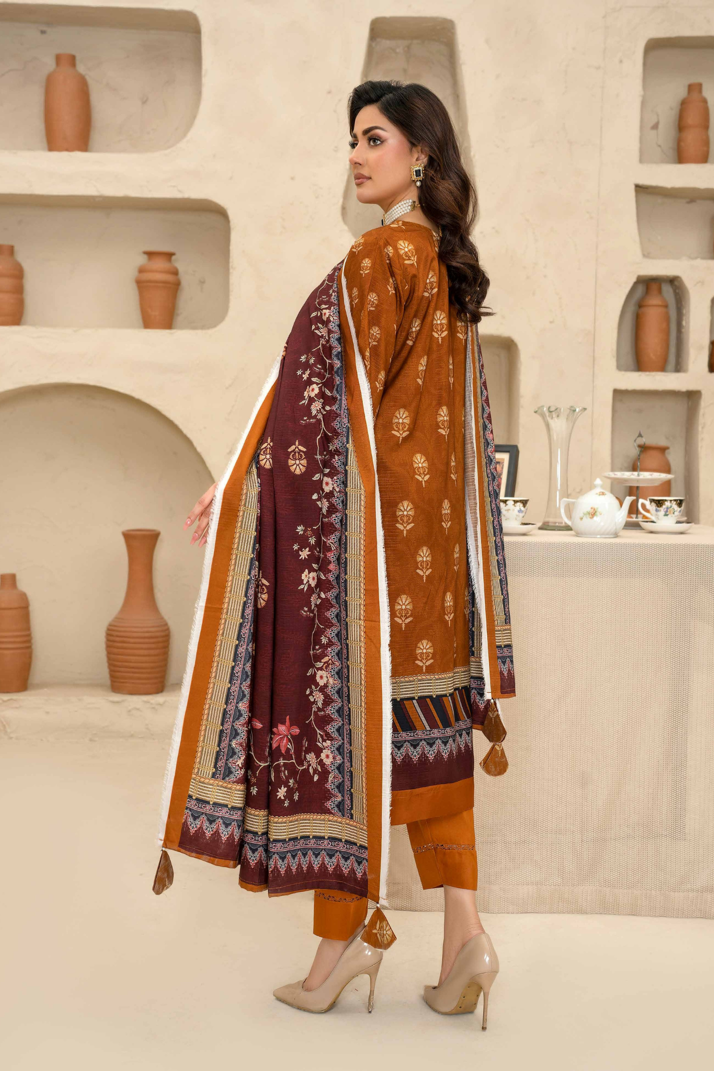 Esha Eshal by Bin Ilyas Premium Printed Viscose 3PC